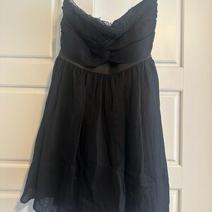 Miss Me Black Strapless Dress